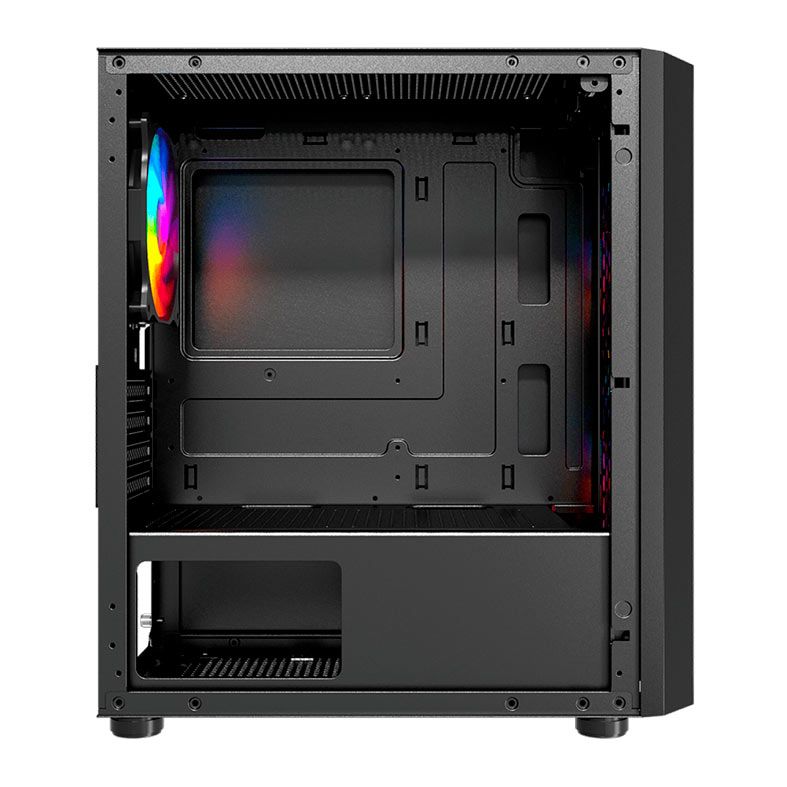 Gabinete Gamer Liketec Dark Revolution, RGB, Mid-Tower, Lateral De Vidro, Com 3 Fans, Preto, LC-MT-REVOLUTION-2051
