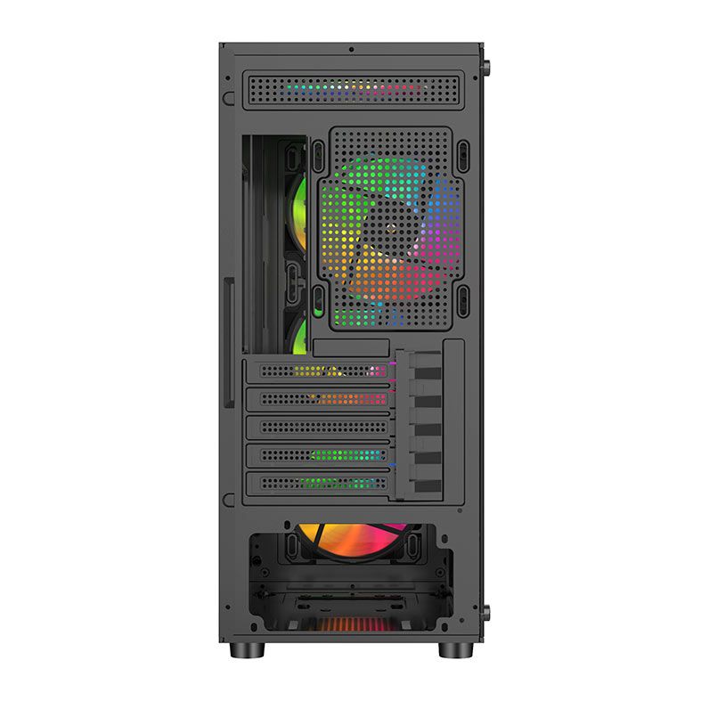 Gabinete Gamer Liketec Sigma Glass, RGB, Mid Tower, Lateral De Vidro, Com 3 Fans, Preto, LC-MT-SIGMA-2023