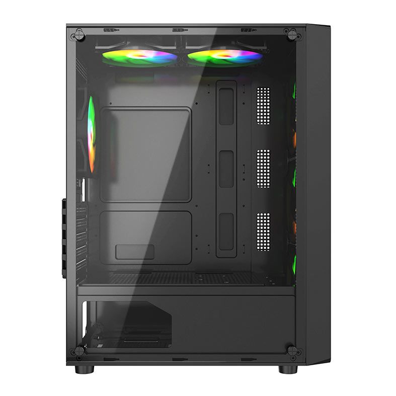 Gabinete Gamer Liketec Sigma Glass, RGB, Mid Tower, Lateral De Vidro, Com 3 Fans, Preto, LC-MT-SIGMA-2023