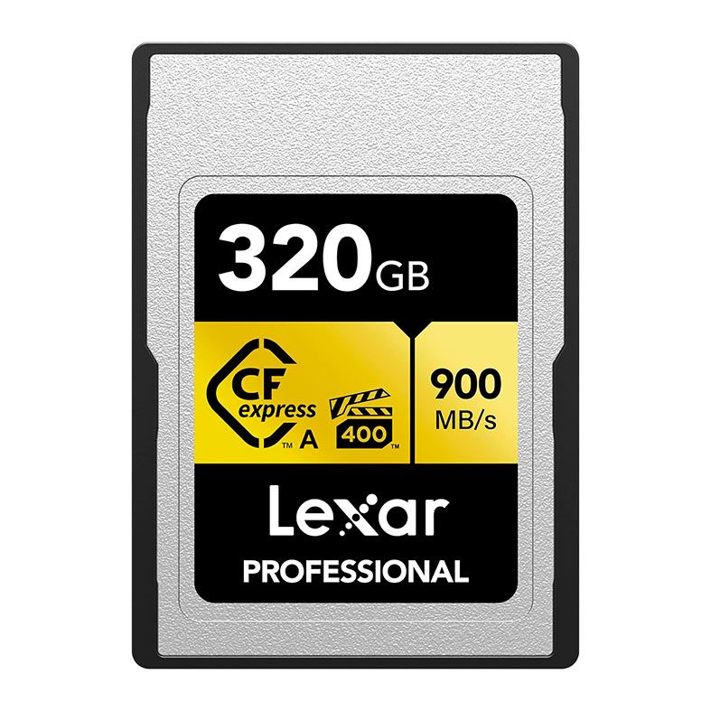 Cartao de Memoria Lexar Professional Gold Series, 320GB, Type A, LCAGOLD320G-RNENG
