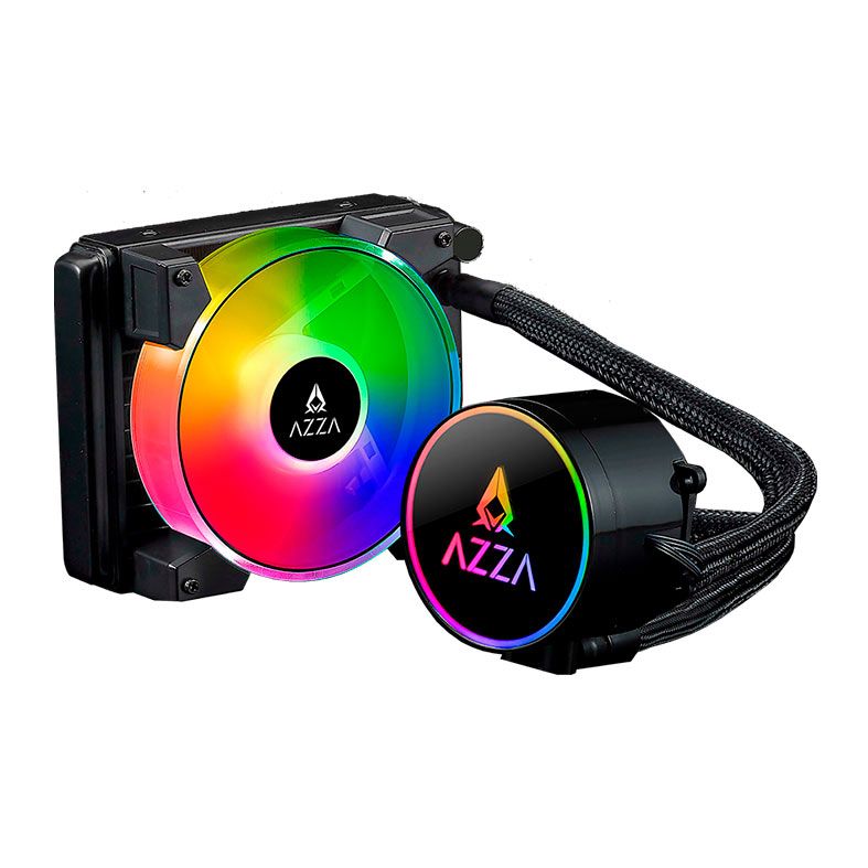 Water Cooler Azza Blizzard 120mm RGB, LCAZ-120R-ARGB