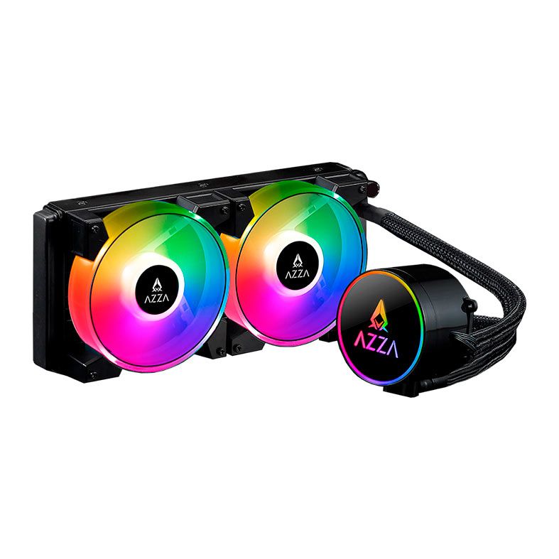 Water Cooler Azza Blizzard 240mm RGB, LCAZ-240R-ARGB
