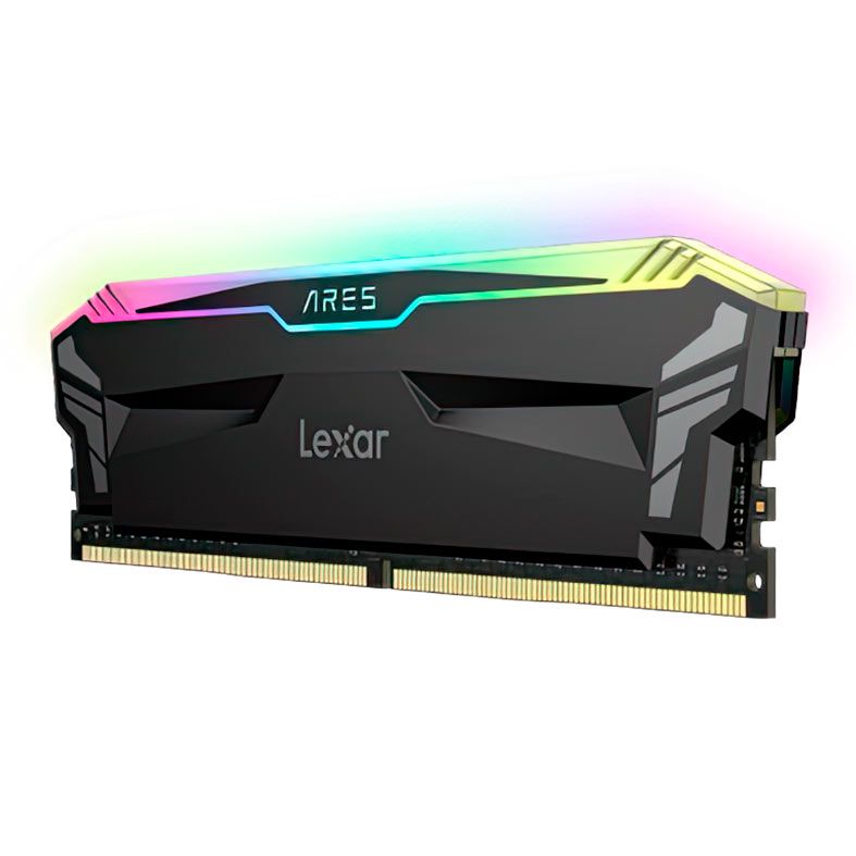 Memoria Lexar Ares, RGB, 16GB (2x8GB), DDR4, 4000MHz, C18, Preto, LD4EU008G-R4000GDLA