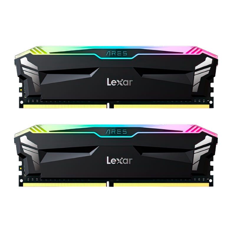 Memoria Lexar Ares, RGB, 16GB (2x8GB), DDR4, 4000MHz, C18, Preto, LD4EU008G-R4000GDLA