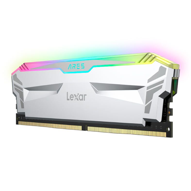 Memoria Lexar Ares, RGB, 16GB (2x8GB), DDR4, 4000MHz, Branco, LD4EU008G-R4000GDWA