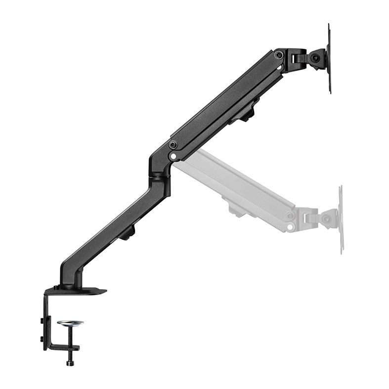 Suporte Articulado Para Monitor Brateck LDT45 C012, 17 Pol. a 27 Pol., Preto, LDT45-C012