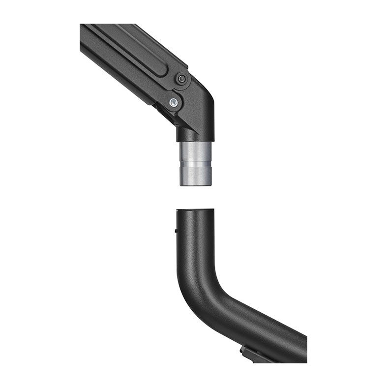 Suporte Articulado Para 2 Monitores Brateck LDT71 C024, 17 Pol. a 32 Pol., Preto, LDT71-C024