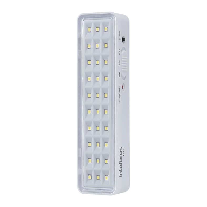Luminaria de Emergencia Intelbras, 30 LEDs, Bivolt, Branca, LEA 30