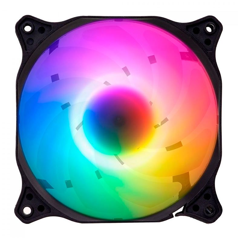 Ventoinha LikeTec Windrise, ARGB, 120mm, Preto, LF-UNARGB-WINDRISE-2055