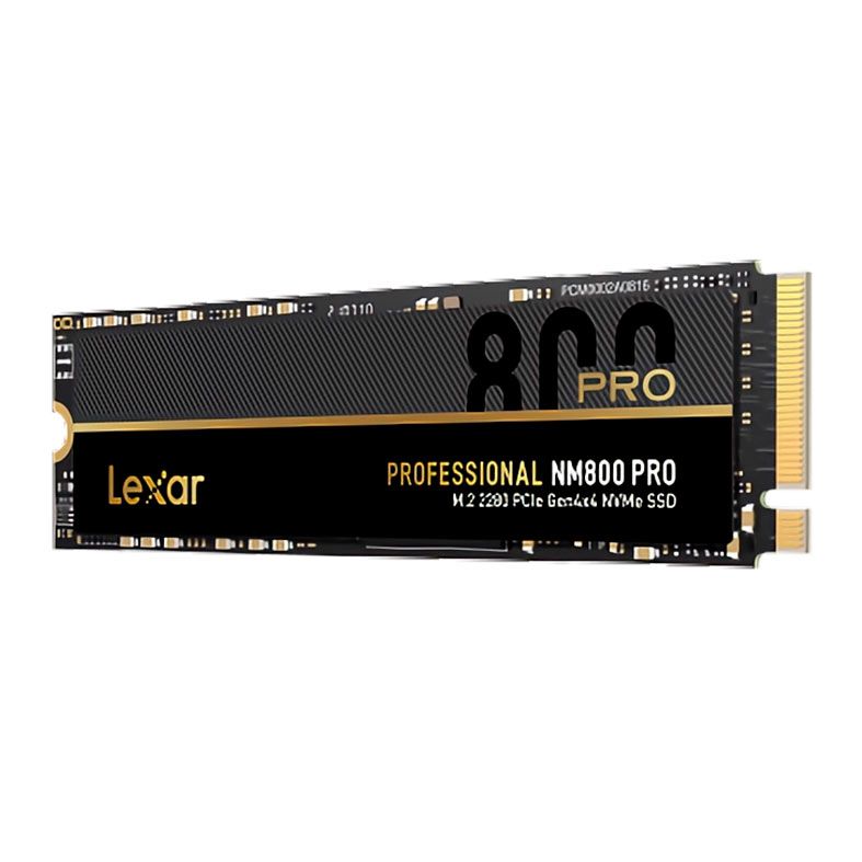 SSD Lexar Professional NM800 Pro, 1TB, M.2 2280, PCIe NVMe, Leitura 7500 MB/s, Gravacao 6300 MB/s, LNM800P001T-RNNNG