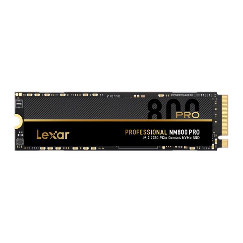 SSD Lexar Professional NM800 Pro, 1TB, M.2 2280, PCIe NVMe, Leitura 7500 MB/s, Gravacao 6300 MB/s, LNM800P001T-RNNNG