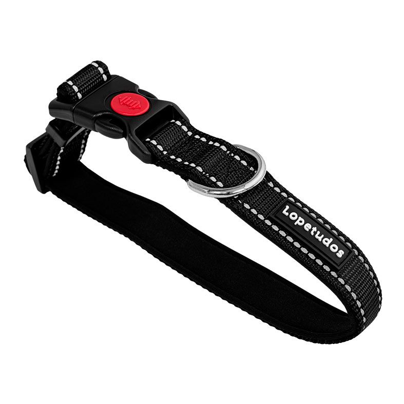 Coleira Lopetudos Steadfast1, M, Preto, LP-CLSF-MBK