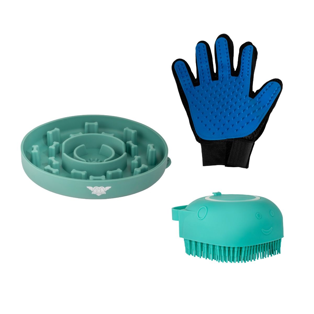 Kit Limpeza SlowFeed1, BubbleBath1 Verde, HairFree1 Mao Direita