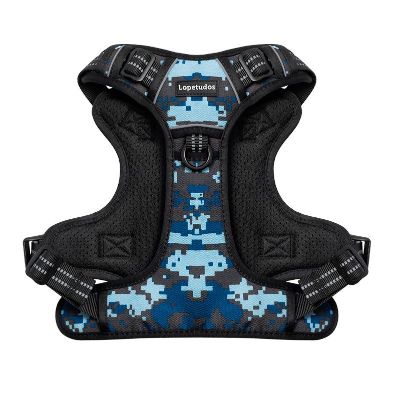 Peitoral Lopetudos EliteGear1, G, Azul Camuflado, LP-PTEG-GCBL