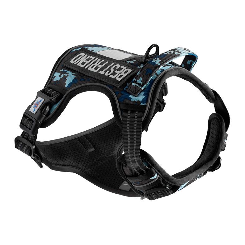 Peitoral Lopetudos EliteGear1, G, Azul Camuflado, LP-PTEG-GCBL