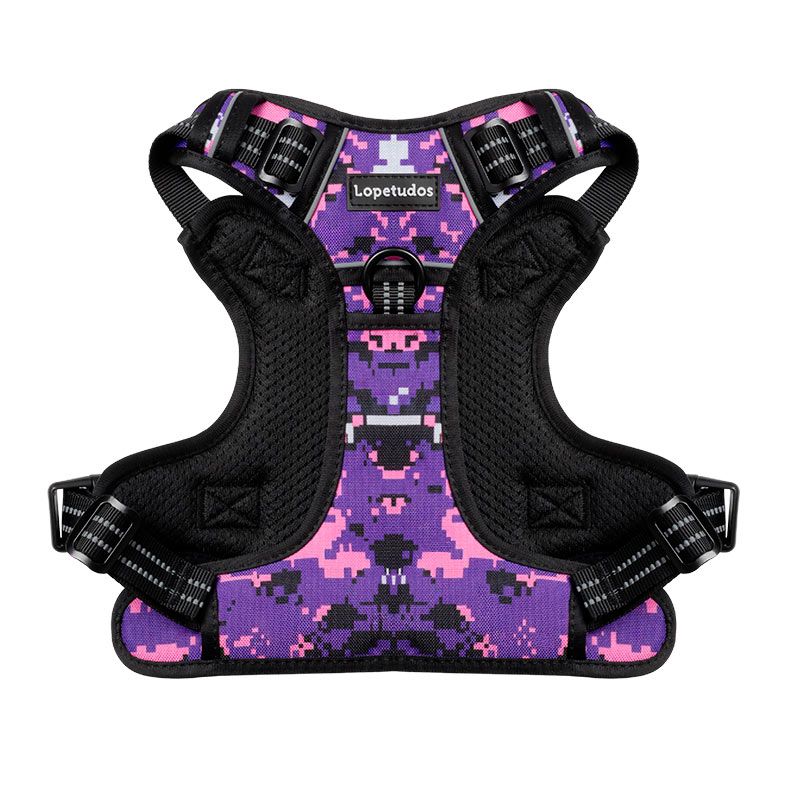 Peitoral Lopetudos EliteGear1, M, Roxo Camuflado, LP-PTEG-MCPRP