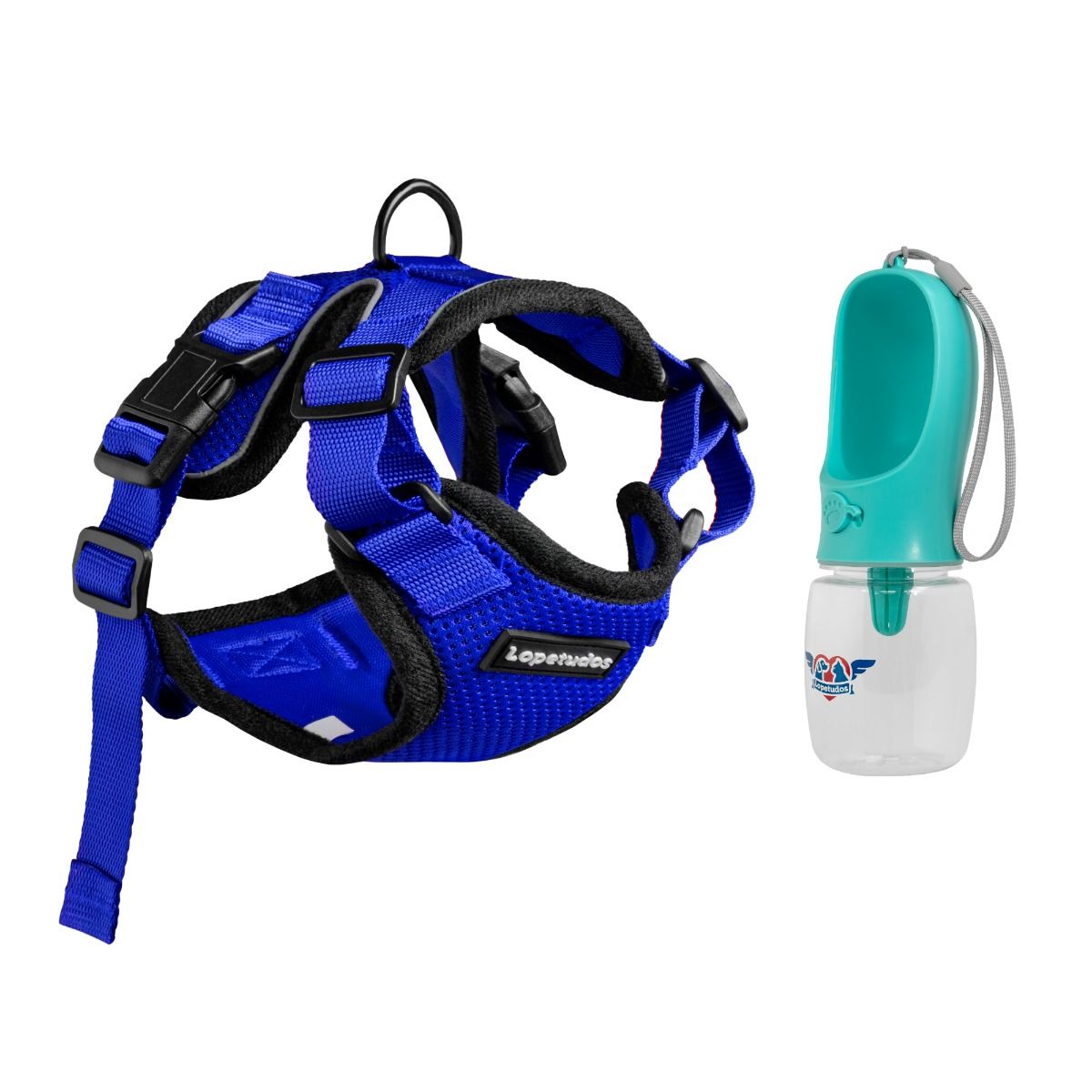 Kit Passeio KittyComfort1 PP Azul, HydrateHikes1 350ml	