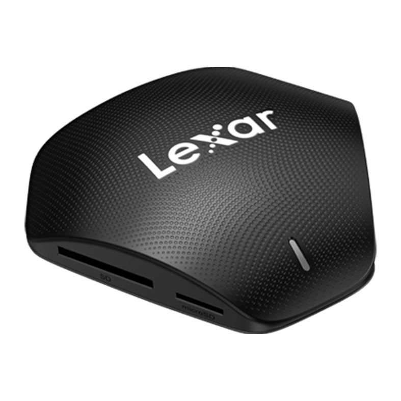 Leitor De Cartao De Memoria Lexar Pro, Multi-Card 3-in-1, USB 3.1, SD/MicroSD/CF, Preto, LRW500URBNA