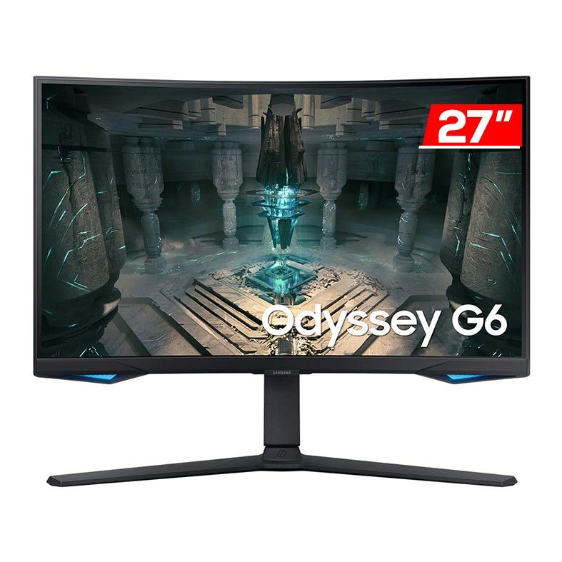 OB 02 Monitor Gamer Samsung Odyssey G6, 27 Pol VA, Curvo, WQHD, 1ms, 240Hz, FreeSync Premium PRO, DP/HDMI, LS27BG650ELXZD OPENBOX