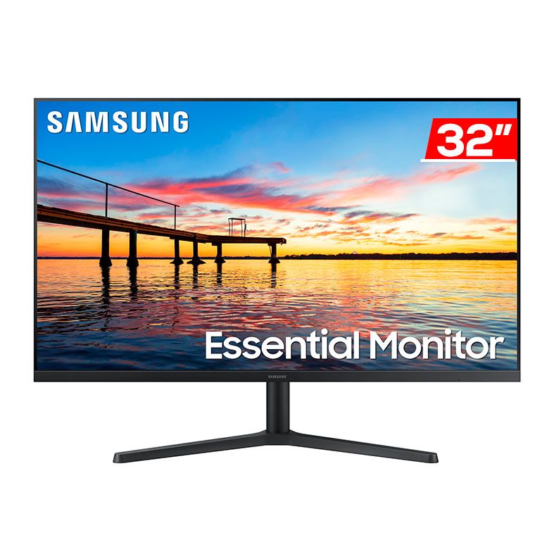Monitor Samsung Essential S3, 32 Pol, IPS, FHD, 75Hz, HDMI/DP, Preto, LS32B300NWNMZD