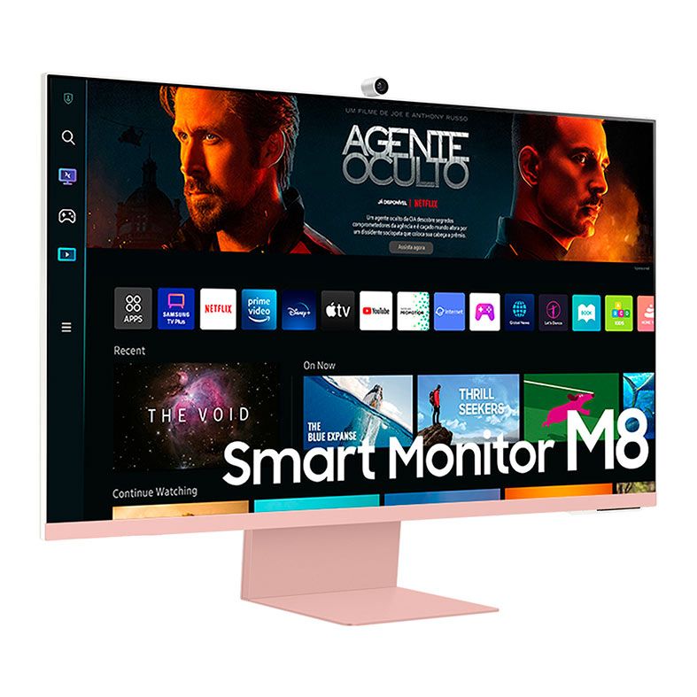 Monitor Smart Samsung M8, 32 Pol., VA, UHD, 4ms, 60Hz, USB, Rosa, LS32BM80PULXZD