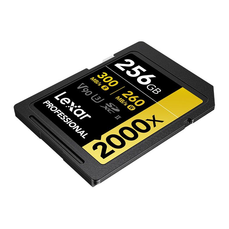 Cartao de Memoria Lexar Professional 2000X, 256GB, SDXC, UHS-II, LSD2000256G-BNNNU