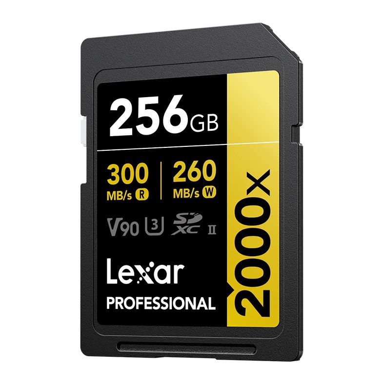 Cartao de Memoria Lexar Professional 2000X, 256GB, SDXC, UHS-II, LSD2000256G-BNNNU