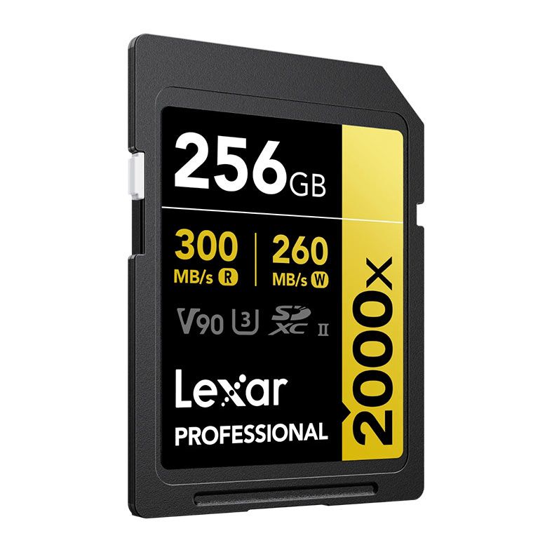 Cartao de Memoria Lexar Professional 2000X, 256GB, SDXC, UHS-II, LSD2000256G-BNNNU