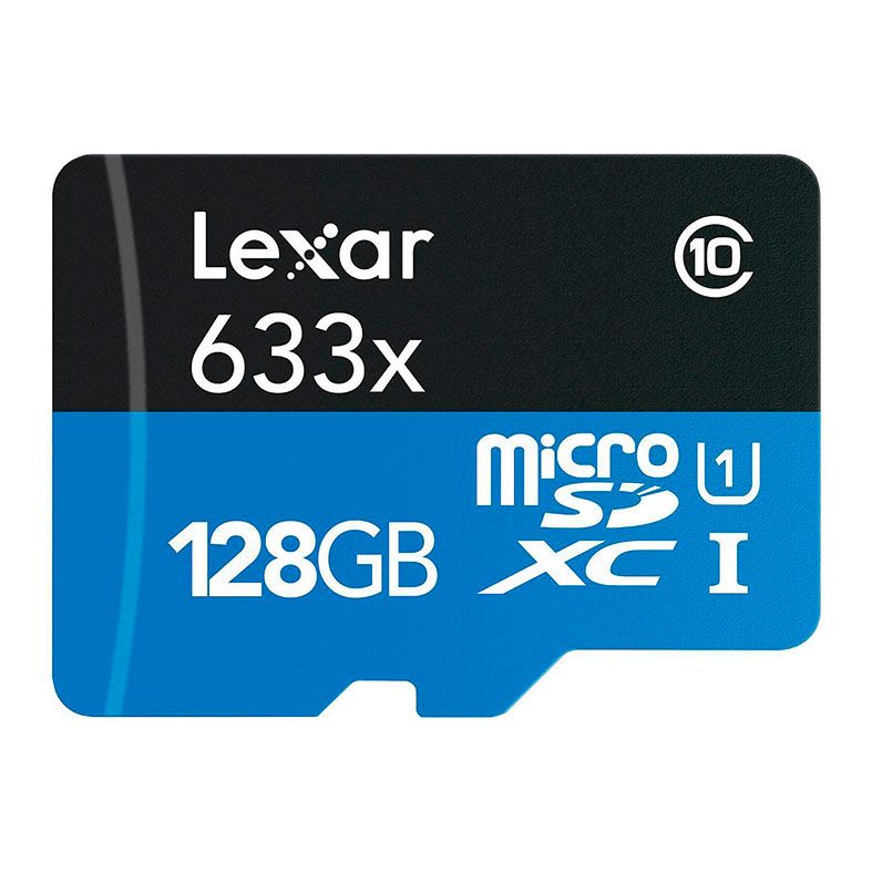 Cartao de Memoria Lexar Blue Series, 128GB, MicroSDXC UHS-I + Adaptador, LSDMI128BBNL633A