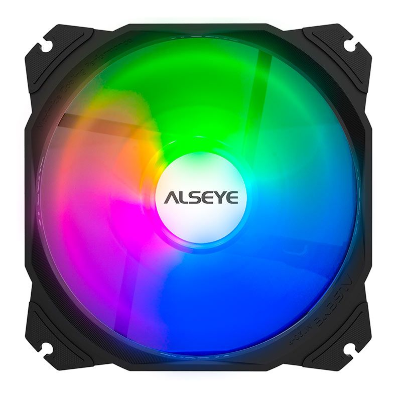 Kit Ventoinha Alseye M120 3in1, 120mm, Led ARGB, M120-PKITB
