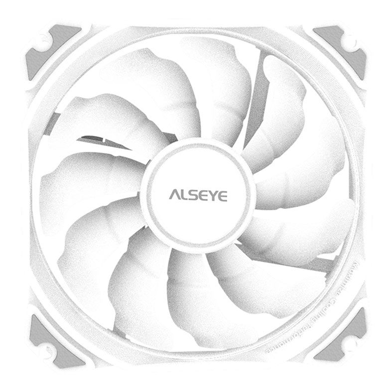 Kit Ventoinhas Alseye Max M120-P, ARGB, 3x120mm, Branco, M120-PWA-K-ALSEYE
