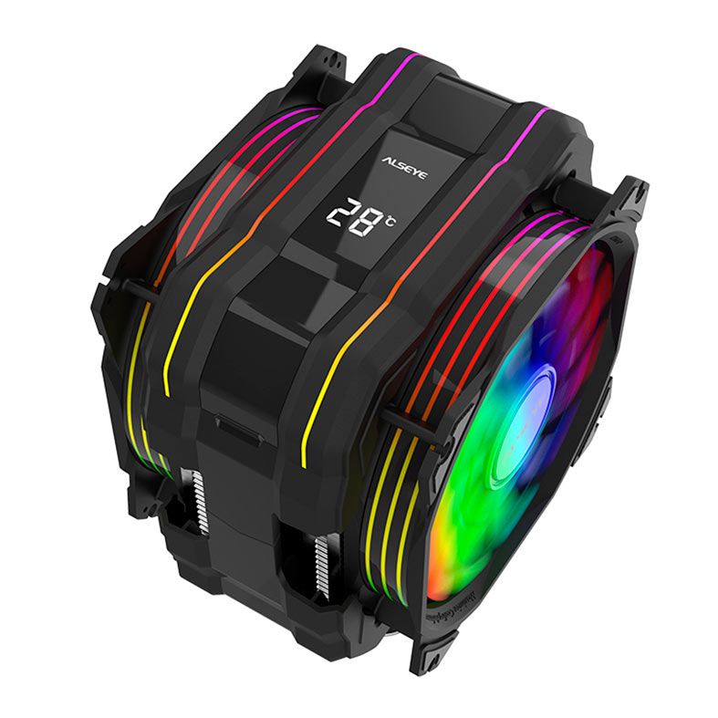 Cooler Para Processador Alseye M120D-B-PLUS, ARGB, 120mm, M120D-B-PLUS