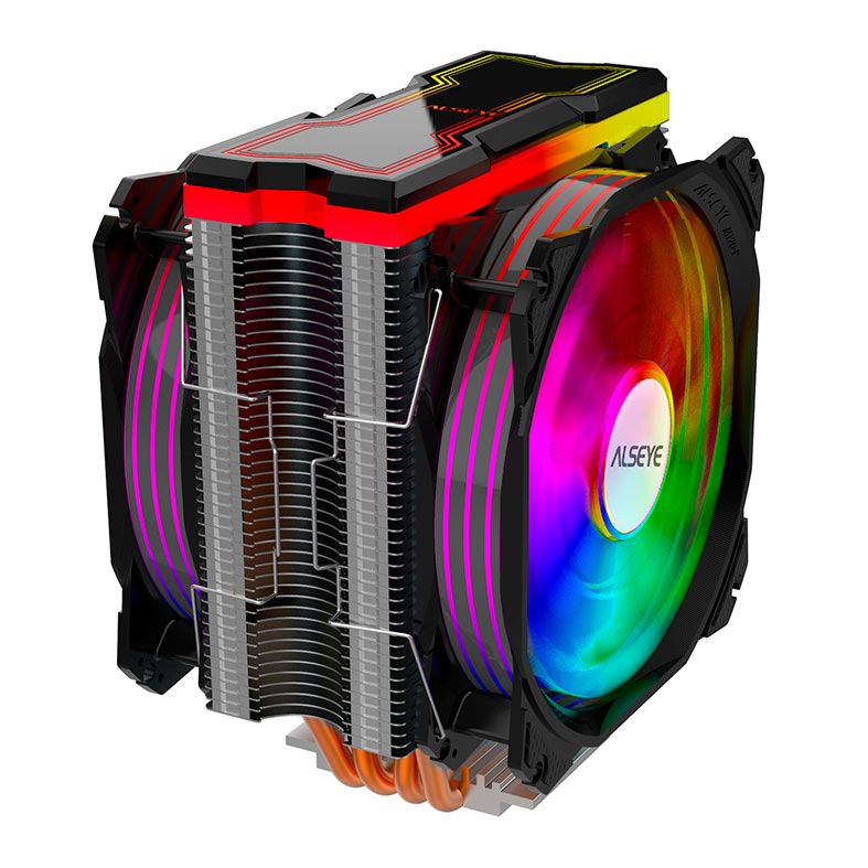 Cooler Para Processador Alseye M120D-B, ARGB, 120mm, M120D-B