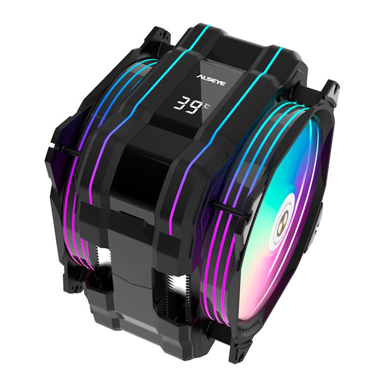 Cooler Alseye Max M120D Plus II, ARGB, 120mm, Preto, M120D-PLUSIIBK