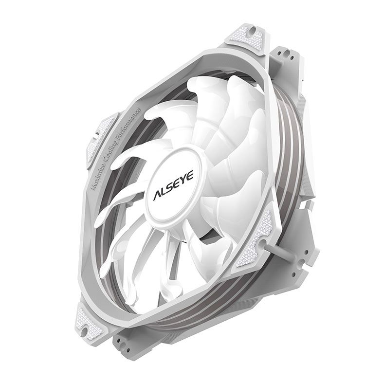Cooler Para Processador Alseye M120D-W, ARGB, 120mm, Branco, M120D-W-ALSEYE