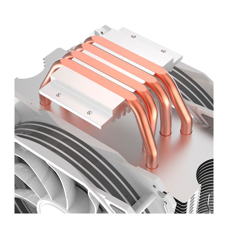 Cooler Para Processador Alseye M120D-W, ARGB, 120mm, Branco, M120D-W-ALSEYE