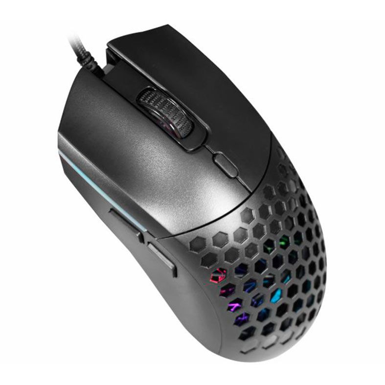 Mouse K-MEX M136, RGB, 7200DPI, 5 Botoes, USB, Preto, M136US00010CB0X