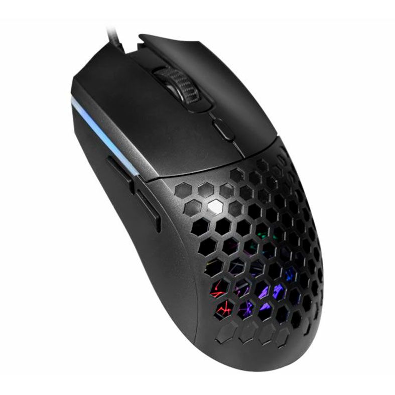 Mouse K-MEX M136, RGB, 7200DPI, 5 Botoes, USB, Preto, M136US00010CB0X