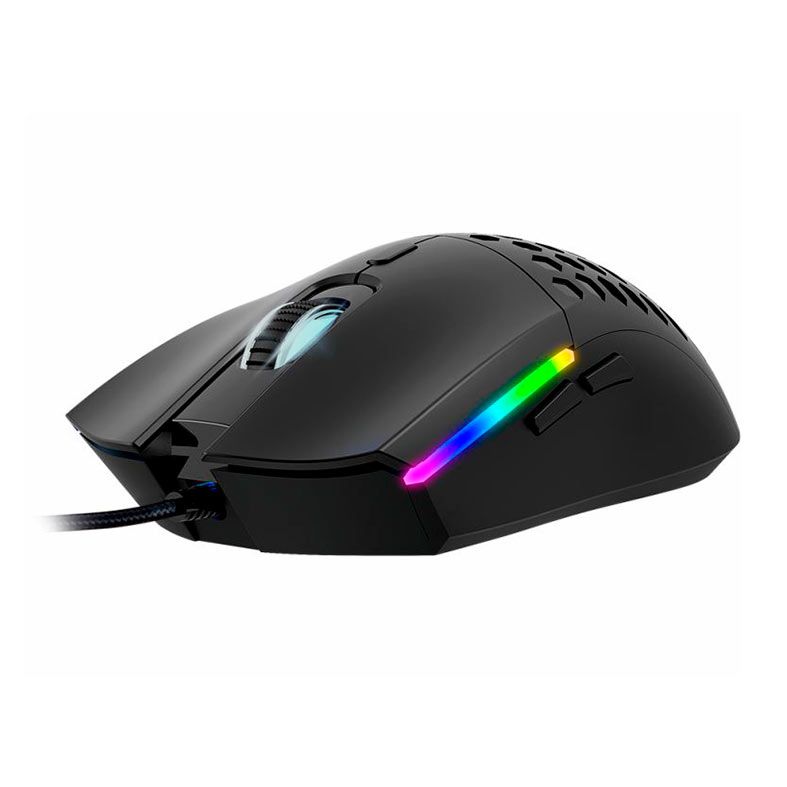 Mouse K-MEX M136, RGB, 7200DPI, 5 Botoes, USB, Preto, M136US00010CB0X