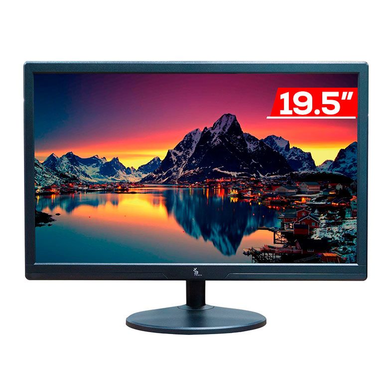 Monitor 3Green 19.5 LED, 19.5 Pol, HD, 2ms, 75Hz, HDMI/VGA, Preto, M195WHD