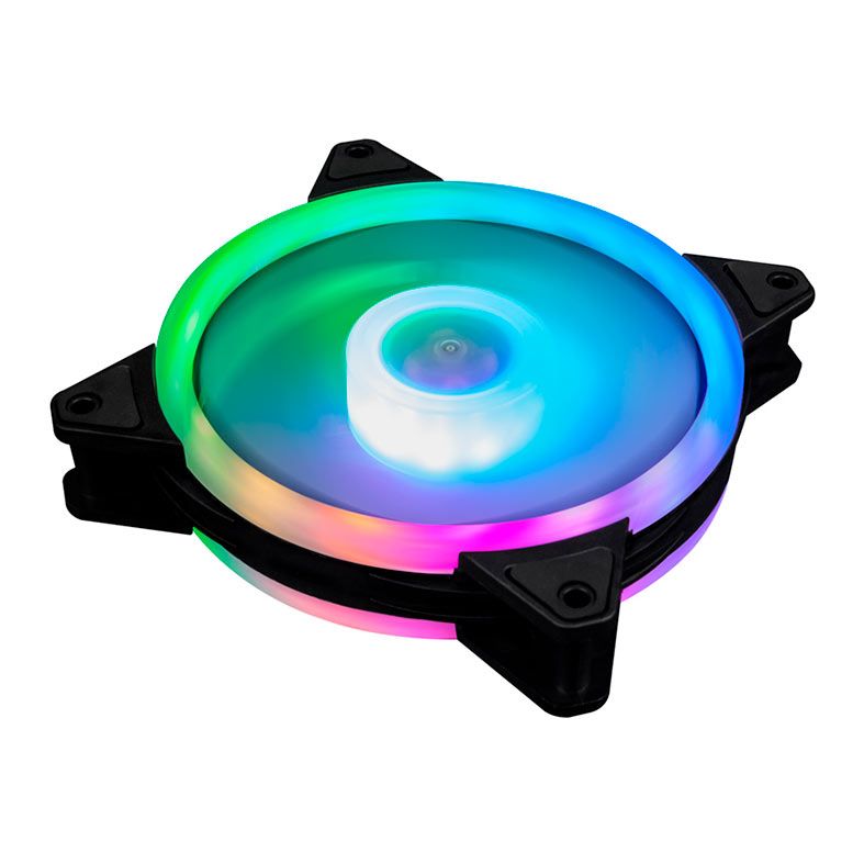Kit Ventoinhas 1STPlayer Firemoon M1, 3x120mm, RGB, M1RGB
