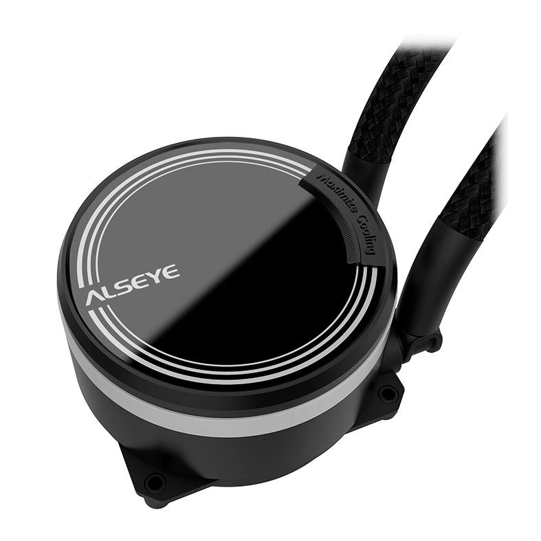 Water Cooler Alseye Max M240 RGB Black 240mm, M240-BLACK
