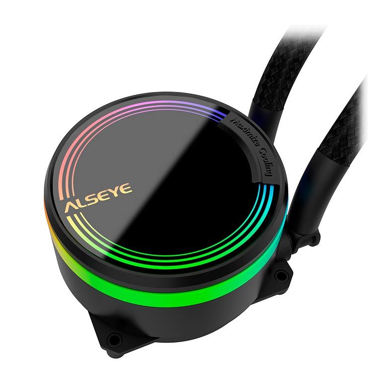 Water Cooler Alseye Max M240 RGB Black 240mm, M240-BLACK