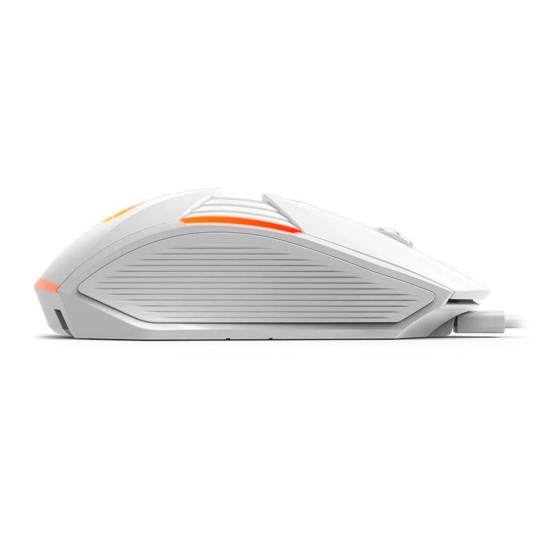 Mouse Gamer Marvo M291, Rainbow, USB, 6400DPI, 6 Botoes, Branco, M291-WH
