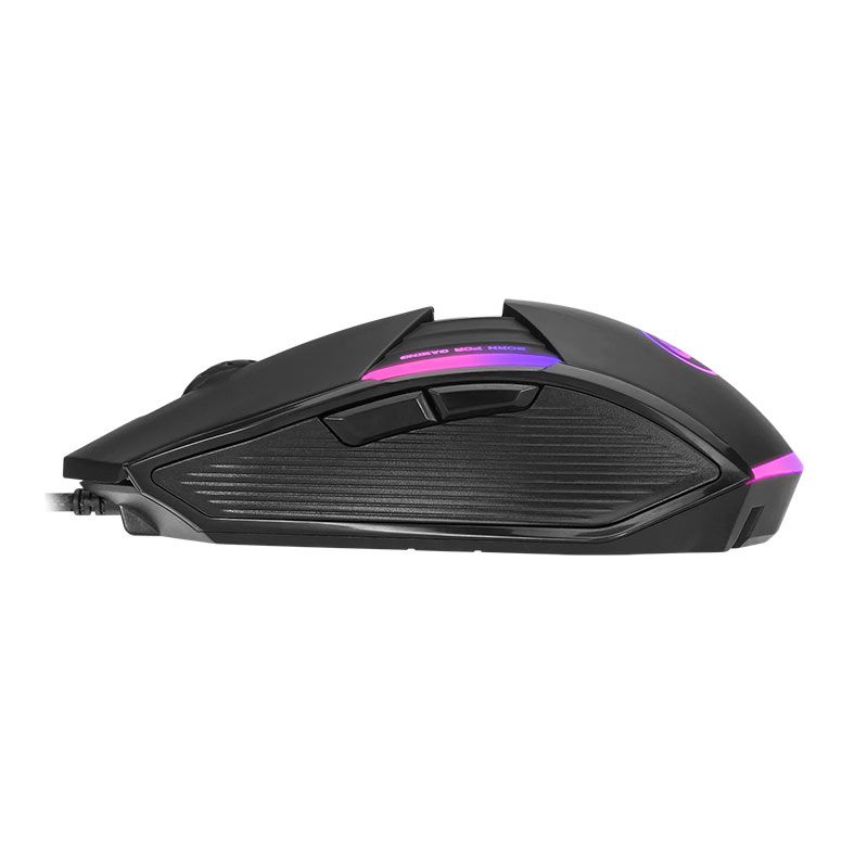 Mouse Gamer Marvo M291, Rainbow, USB, 6400DPI, 6 Botoes, Preto, M291