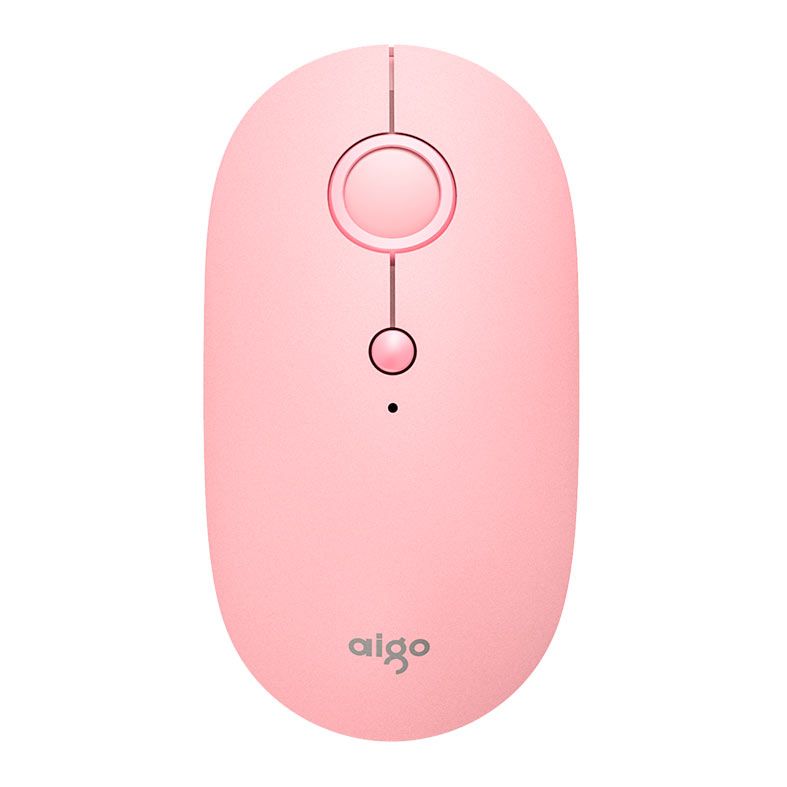 Mouse Aigo M300, 1600DPI, 4 Botoes, Bluetooth, Rosa, M300 PINK