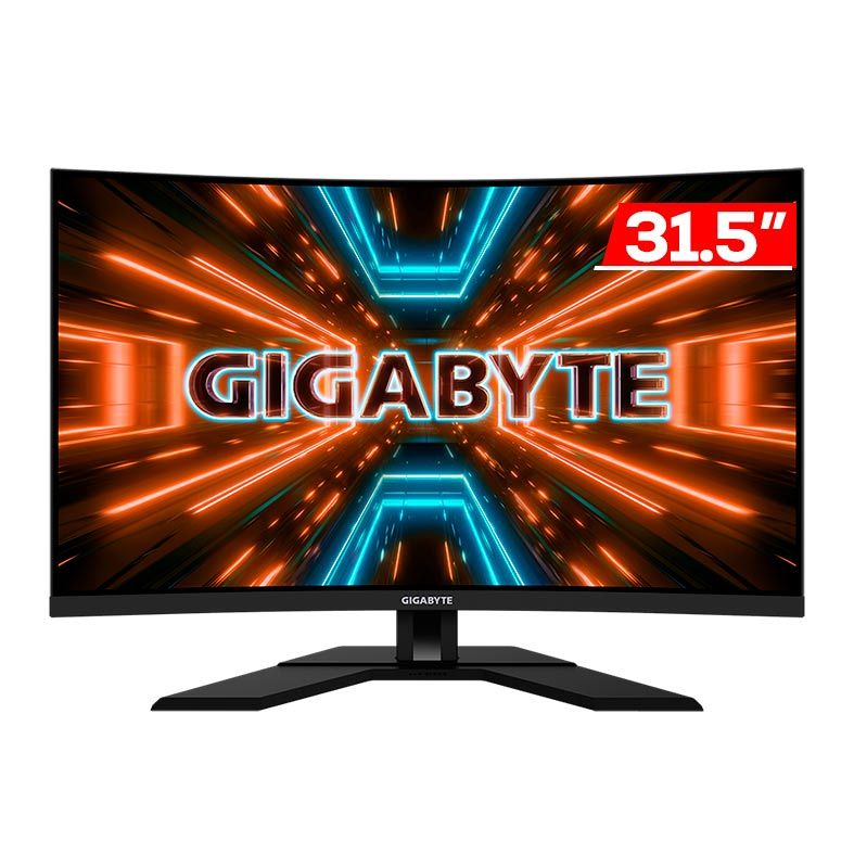 Monitor Gamer Gigabyte M32UC, 31.5 Pol, VA, Curvo, UHD, 1ms, 144Hz, HDMI/DP, M32UC