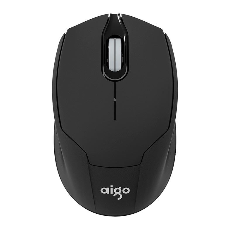 Mouse Aigo M33, 1600DPI, 3 Botoes, Bluetooth, Preto, M33 BLACK