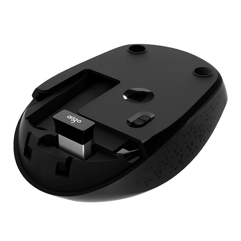 Mouse Aigo M33, 1600DPI, 3 Botoes, Bluetooth, Preto, M33 BLACK