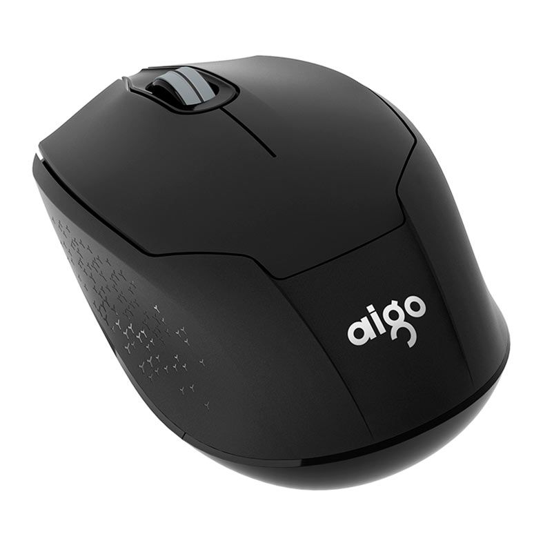 Mouse Aigo M33, 1600DPI, 3 Botoes, Bluetooth, Preto, M33 BLACK